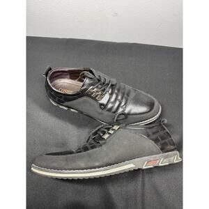 Gatsby Oxford Derby Black Leather EU 40 Men’s Size 10.5 Casual Dress Shoes